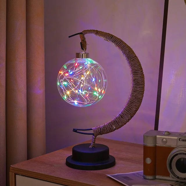 Mes lampes de chevet ® 0 Boule Multi Lampe de chevet "Étoile Brillante"