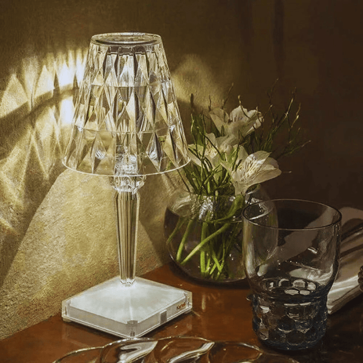 Mes lampes de chevet ® 0 Lampe de chevet en cristal luxueuse