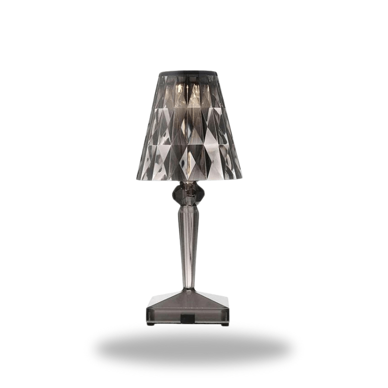 Mes lampes de chevet ® 0 noir Lampe de chevet en cristal luxueuse