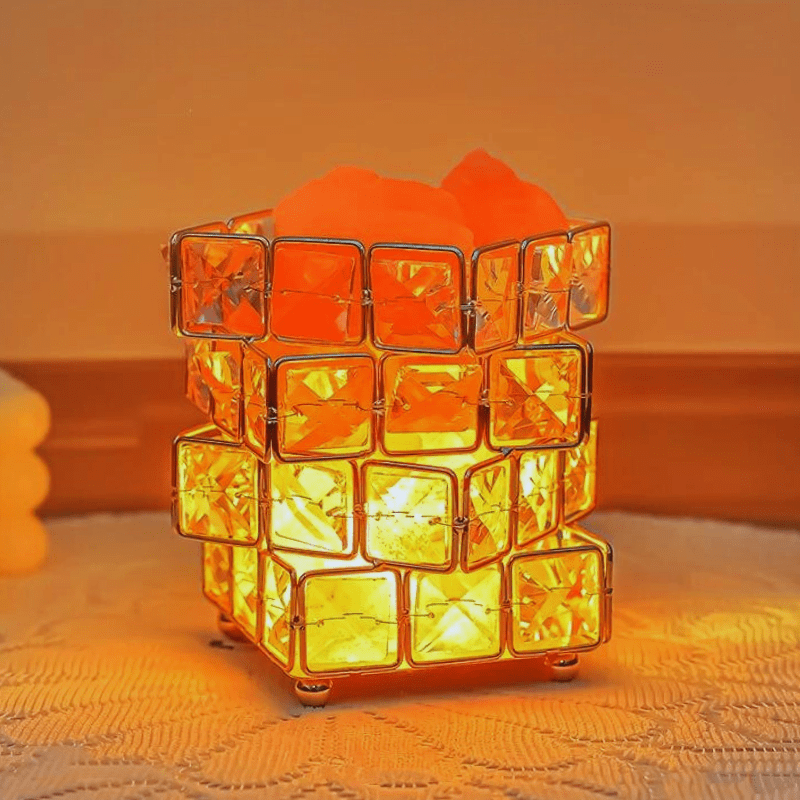 Mes lampes de chevet ® 0 orange Lampe de chevet pierre de sel