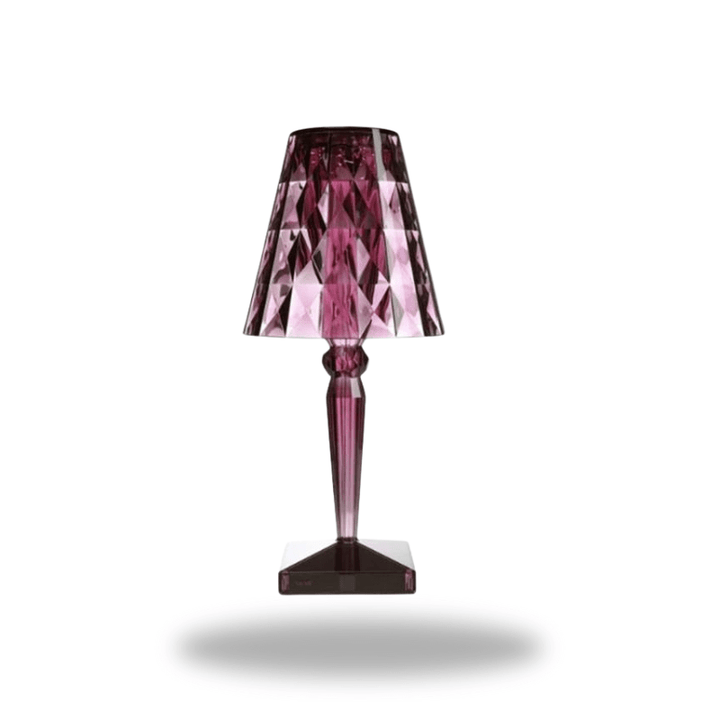 Mes lampes de chevet ® 0 rose Lampe de chevet en cristal luxueuse