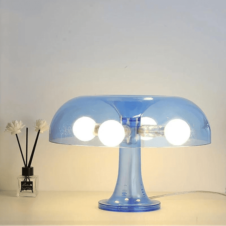 Mes lampes de chevet ® Bleu Lampe de chevet en Dôme