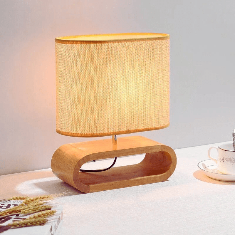 Mes lampes de chevet ® bois Lampe de chevet scandinave en bois