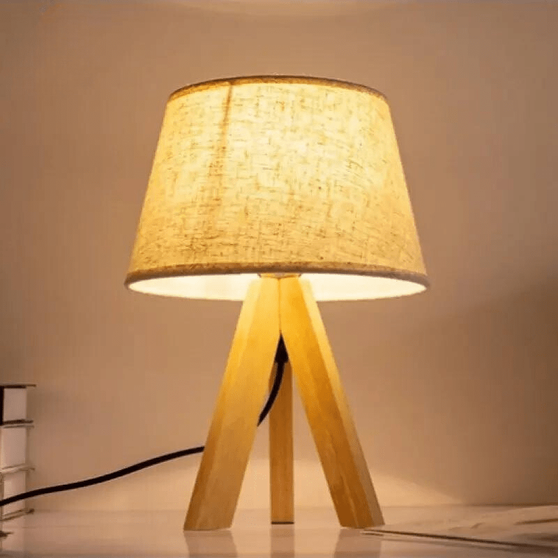 Mes lampes de chevet ® bois Lampe de chevet trépied