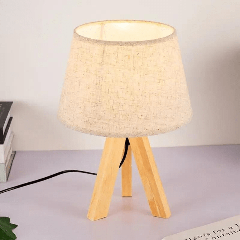 Mes lampes de chevet ® bois Lampe de chevet trépied