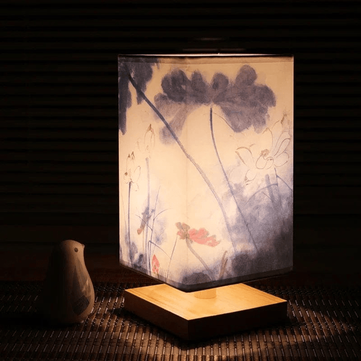 Mes lampes de chevet ® C Lampe de chevet japonaise vintage