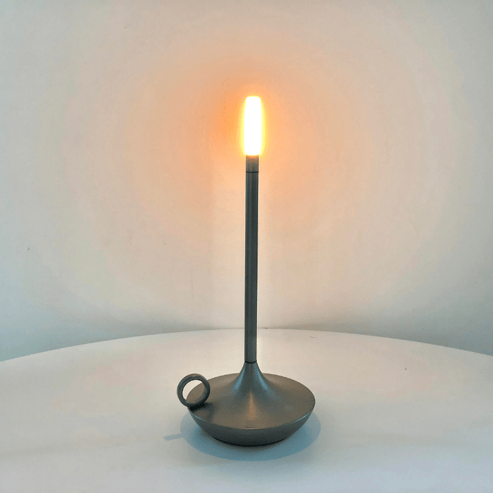 Ma boutique Gris Lampe de Chevet Bougie