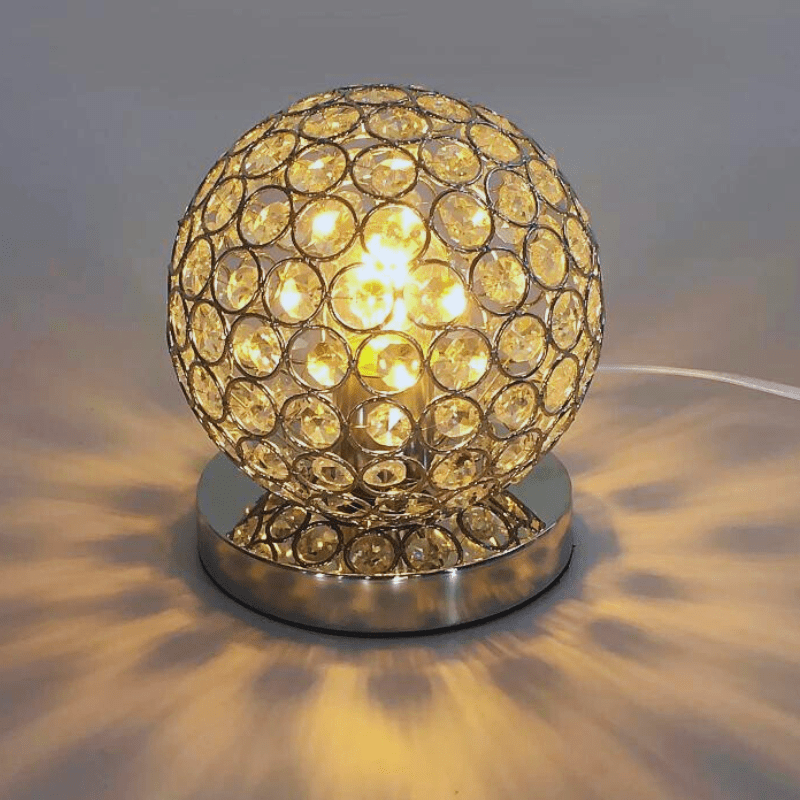 Mes lampes de chevet ® Lampe de chevet bohème en cristal design